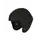 Kask winter helmet hood for kask plasma helmets, Black, Black, swatch