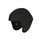 Kask vinter hjelmlue til Kask hjelme, Svart, Svart, swatch