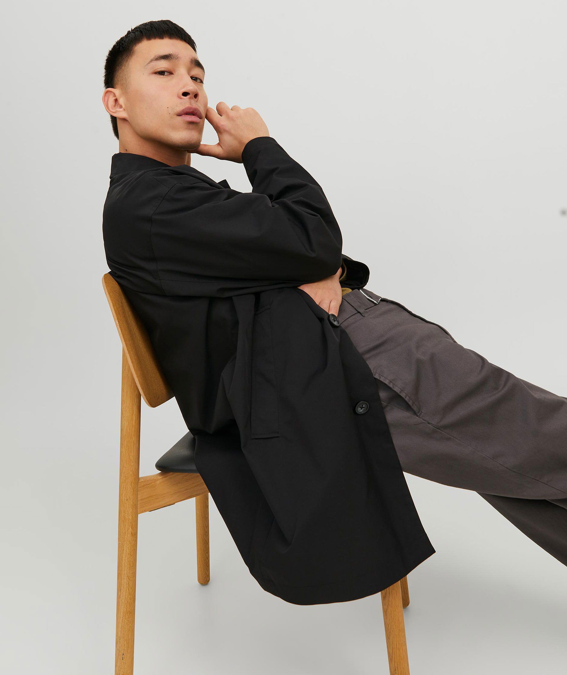 Jack & Jones JJECREASE Mac frakke, Black, large image number 6