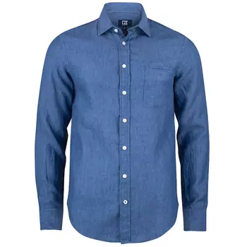 Cutter & Buck Summerland Modern fit linen shirt, Dream blue