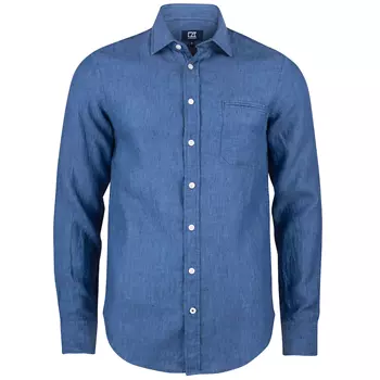 Cutter & Buck Summerland Modern fit hørskjorte, Dream blue