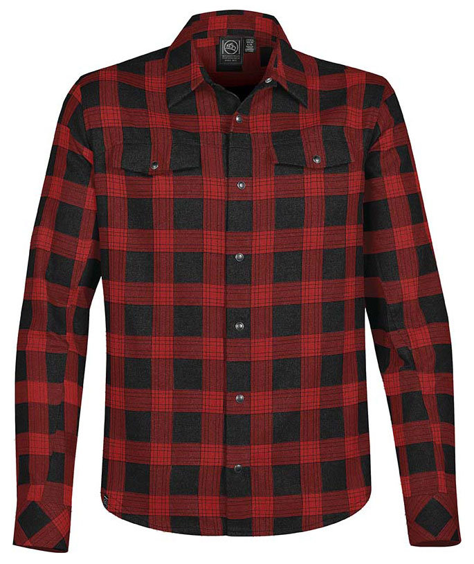 Stormtech Logan shirt, Red, Red, swatch