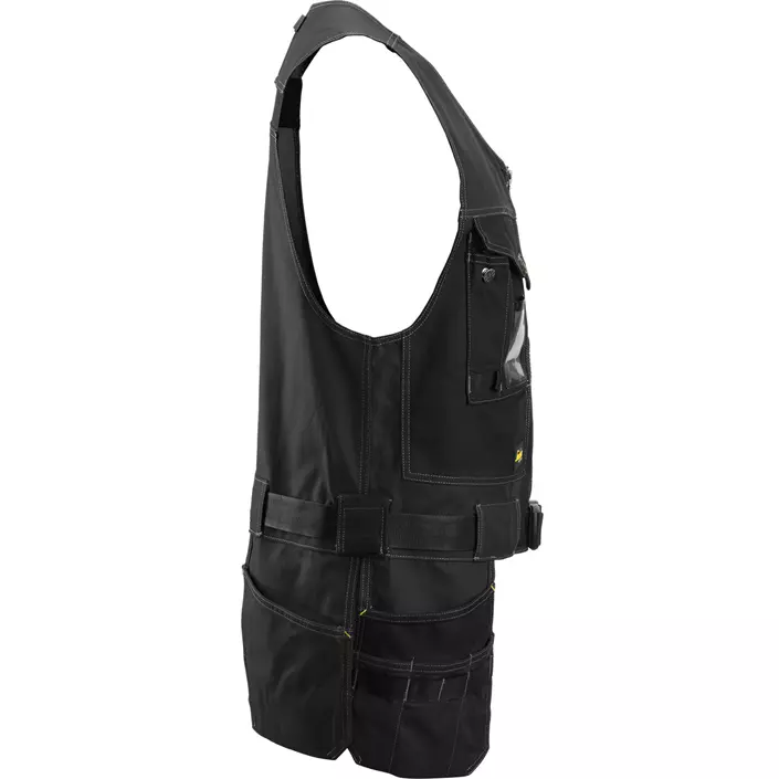 Snickers Canvas+ craftsman vest, Black/Black, large image number 3