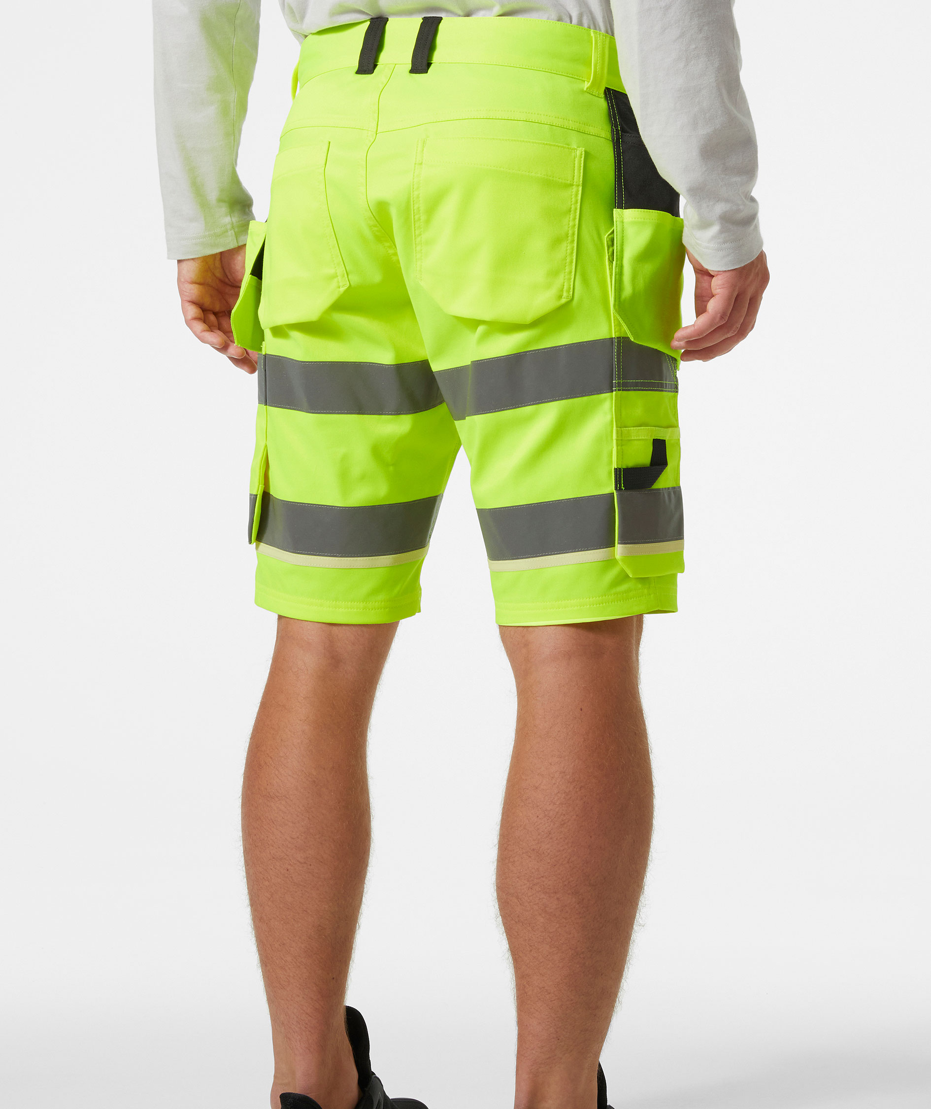 Helly Hansen UC-ME h&aring;ndv&aelig;rkershorts, Hi-vis Gul/Ebony, large image number 3