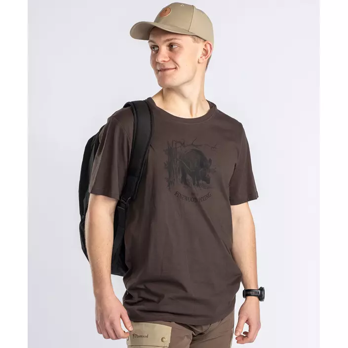 Pinewood Wild Boar T-shirt, Suede Brown, large image number 1