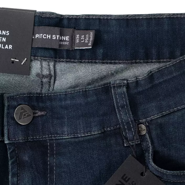 Pitch Stone Regular jeans, Dark blue washed, large image number 1