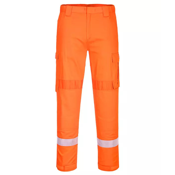 Portwest BizFlame work trousers, Orange, large image number 0