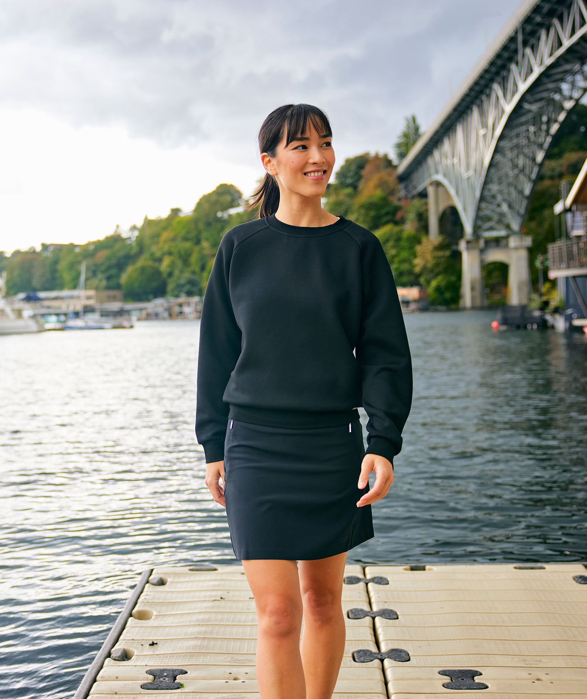 Cutter & Buck Pemberton women's sweatshirt, Dark navy