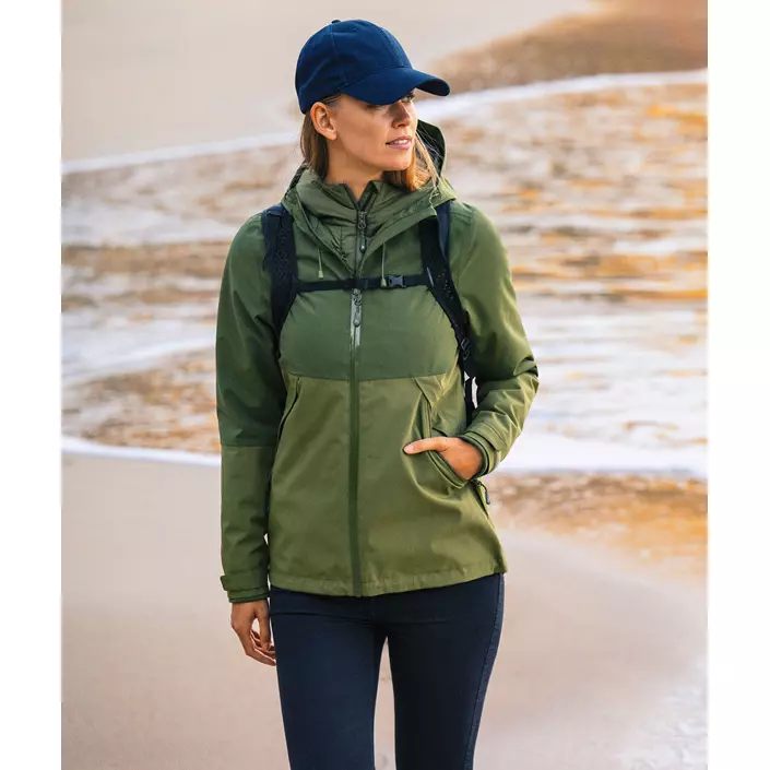 J. Harvest Sportswear Northville skaljacka dam, Khaki Green, large image number 1