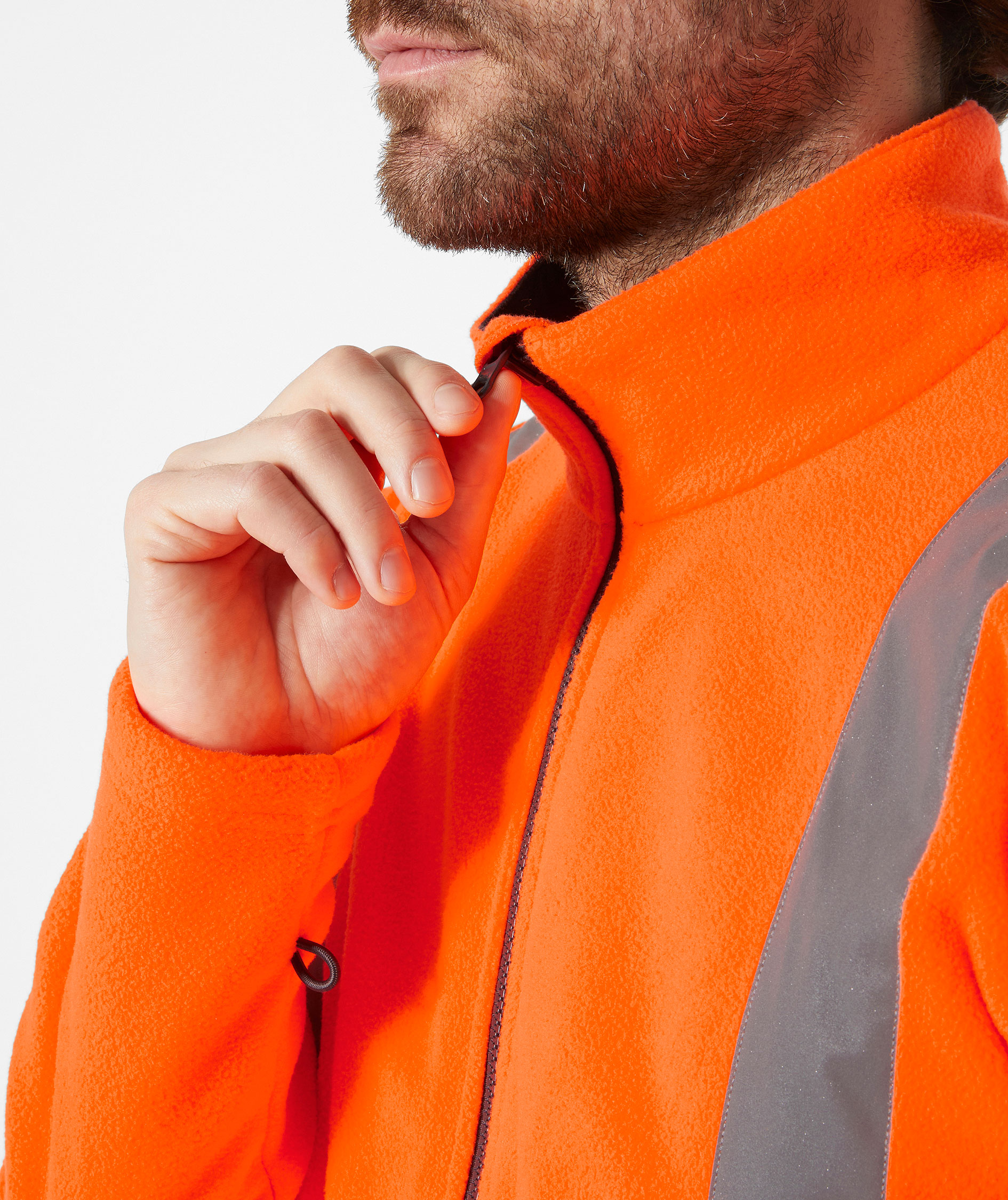 Helly Hansen UC-ME fleece jacket, Hi-vis Orange, large image number 4