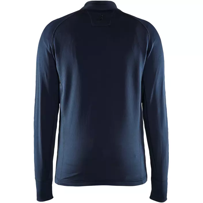 Blåkläder fleece sweater, Dark Marine Blue, large image number 1
