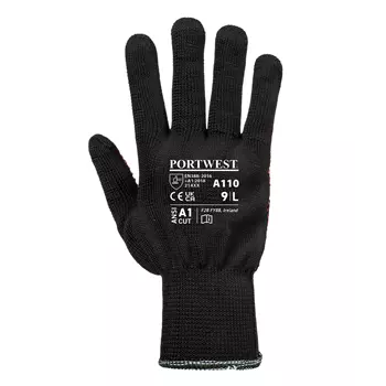 Portwest A110 Polka Dot work gloves, Black