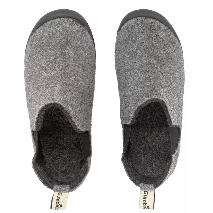 Gumbies Brumby Slipper Boot hjemmesko, Grey/Charcoal, large image number 3