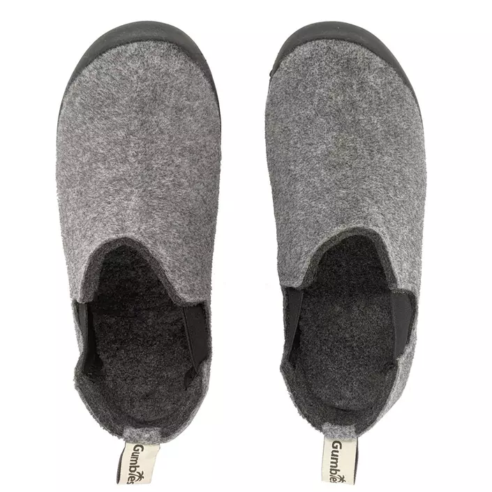Gumbies Brumby Slipper Boot slippers, Grey/Charcoal, large image number 3