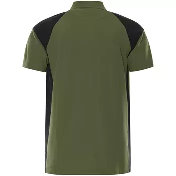 Fristads Heavy polo T-skjorte 7047 GPM, Armygrønn/Svart