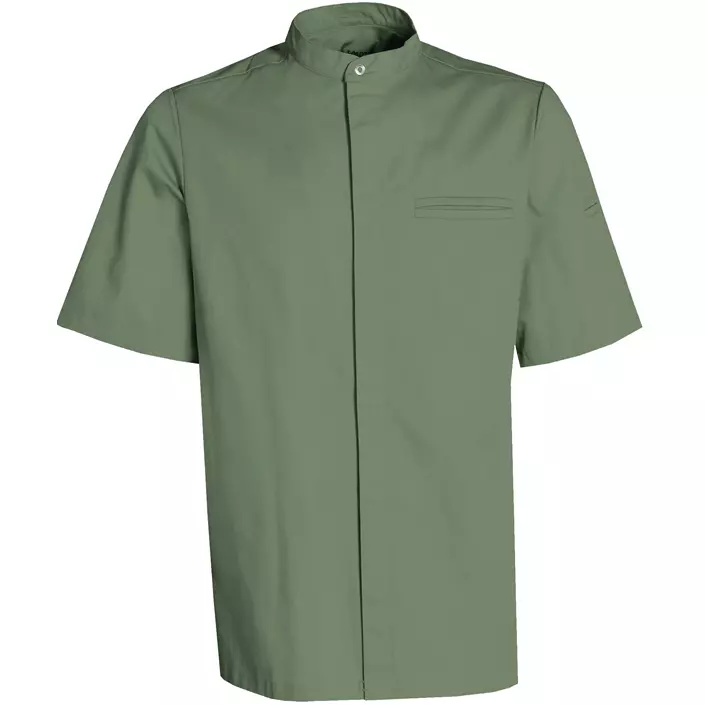 Nybo Workwear New Nordic kortärmad kockjacka, Grön, large image number 0