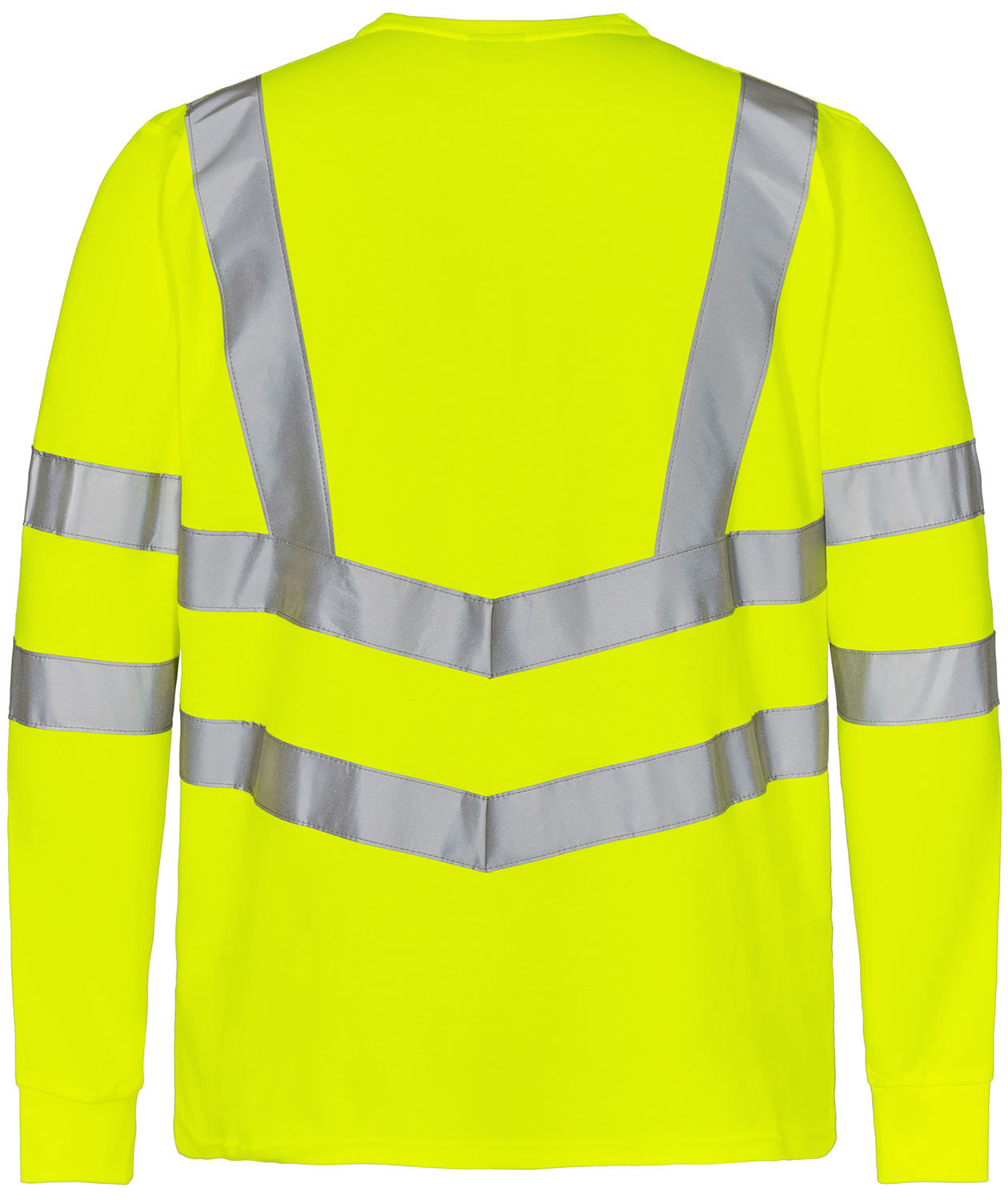 Engel Safety l&aring;ng&auml;rmad Grandad  T-shirt, Varsel Gul