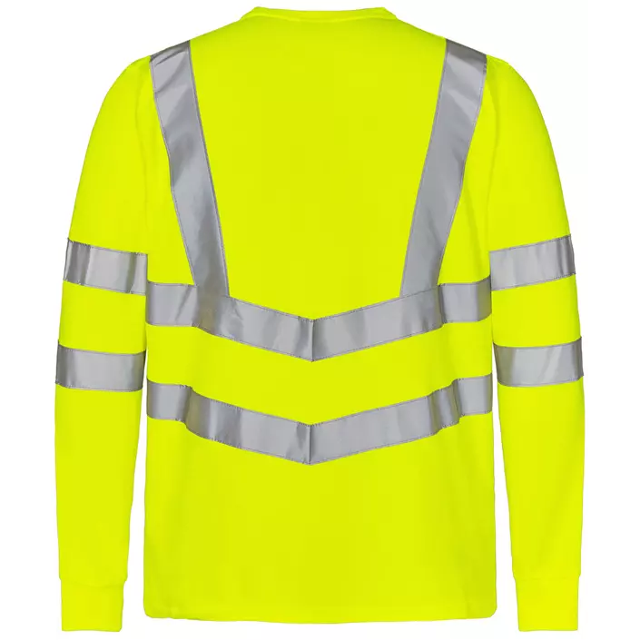 Engel Safety langermet Grandad  T-skjorte, Hi-Vis Gul, large image number 1
