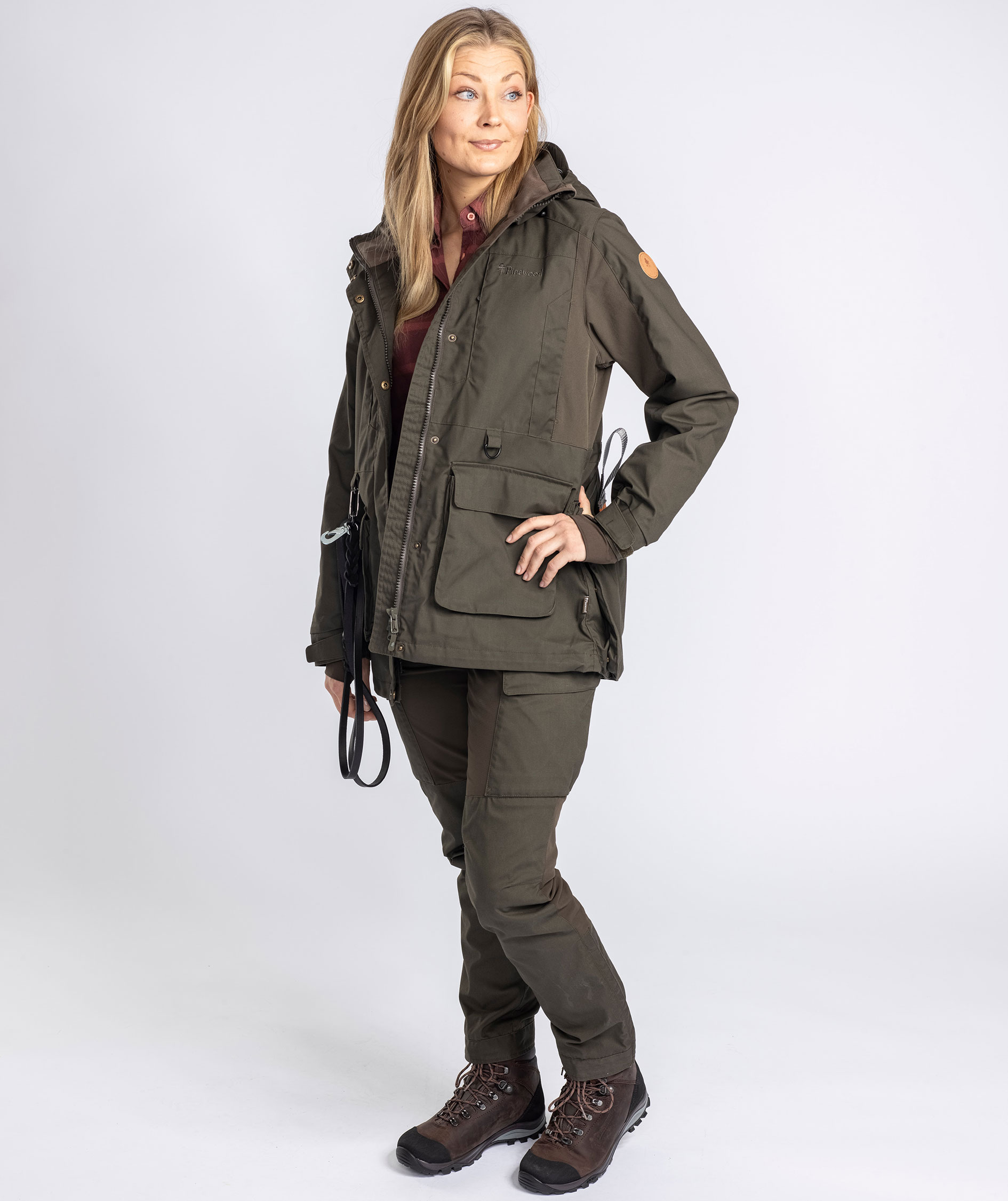 Pinewood Dog Sports Trainer damebuks, Moss green, large image number 8