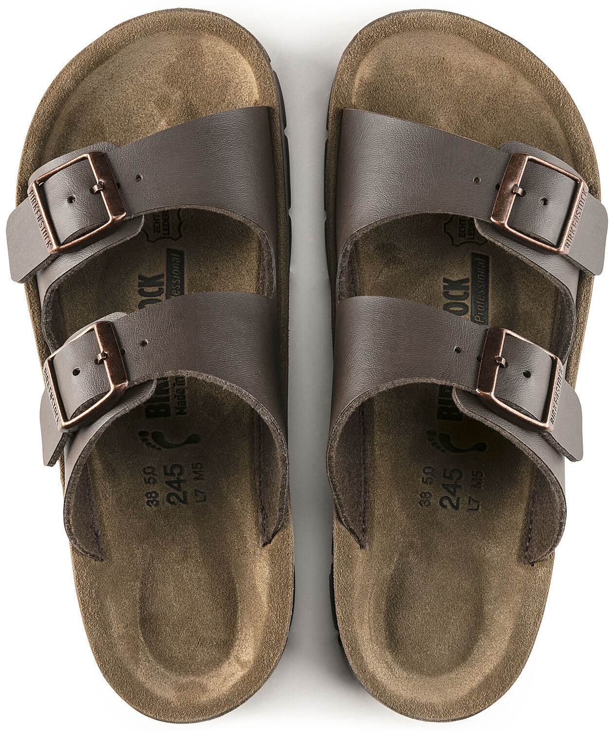 Birkenstock Bilbao Regular Fit Sandalen, Braun, large image number 3