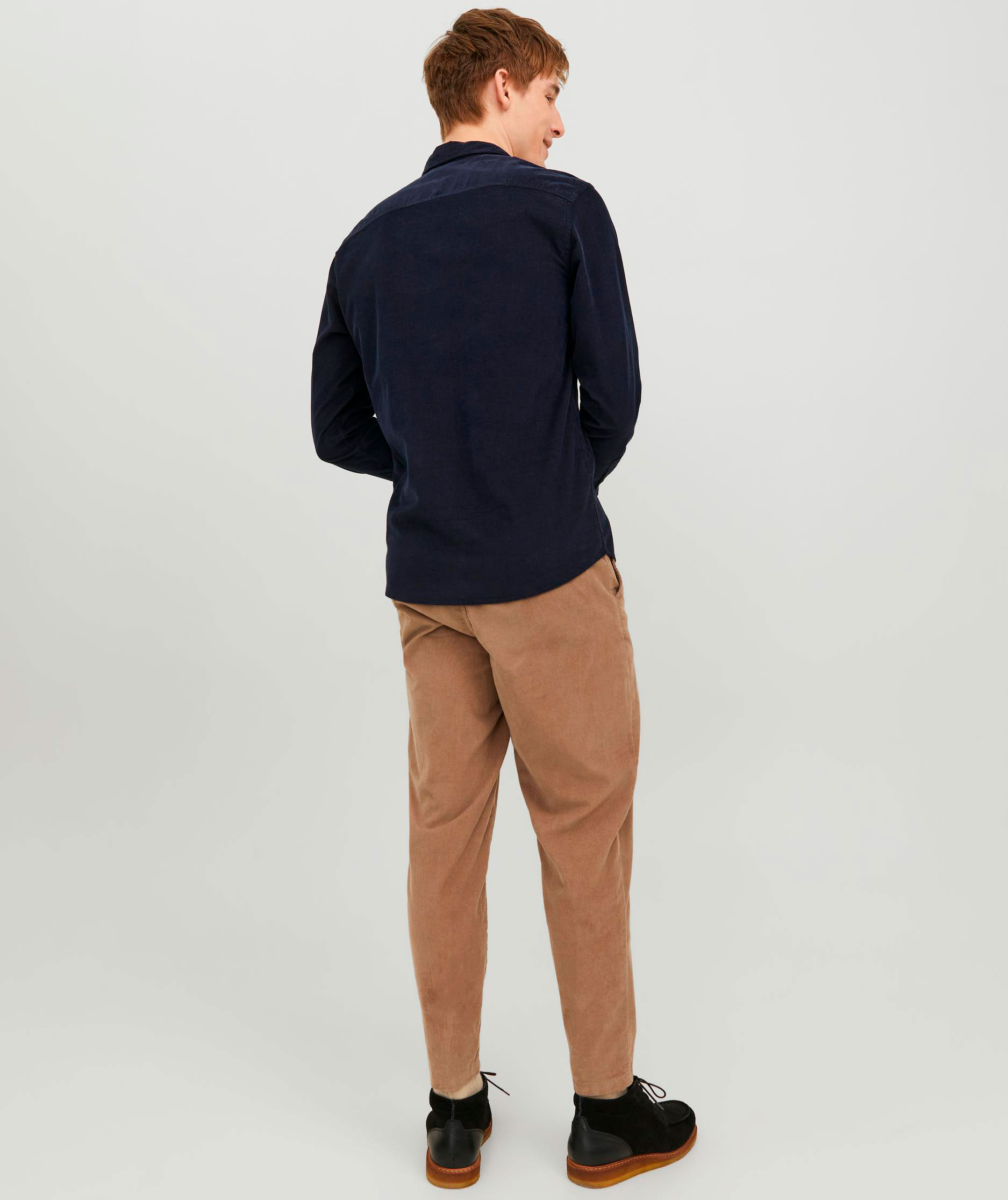 Jack & Jones JJECLASSIC CORD skjorte, Navy Blazer, large image number 2