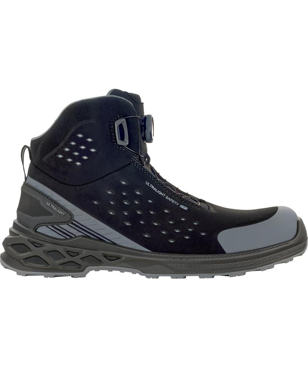 VM Footwear Berlin Sicherheitsstiefeletten S1PS, Schwarz