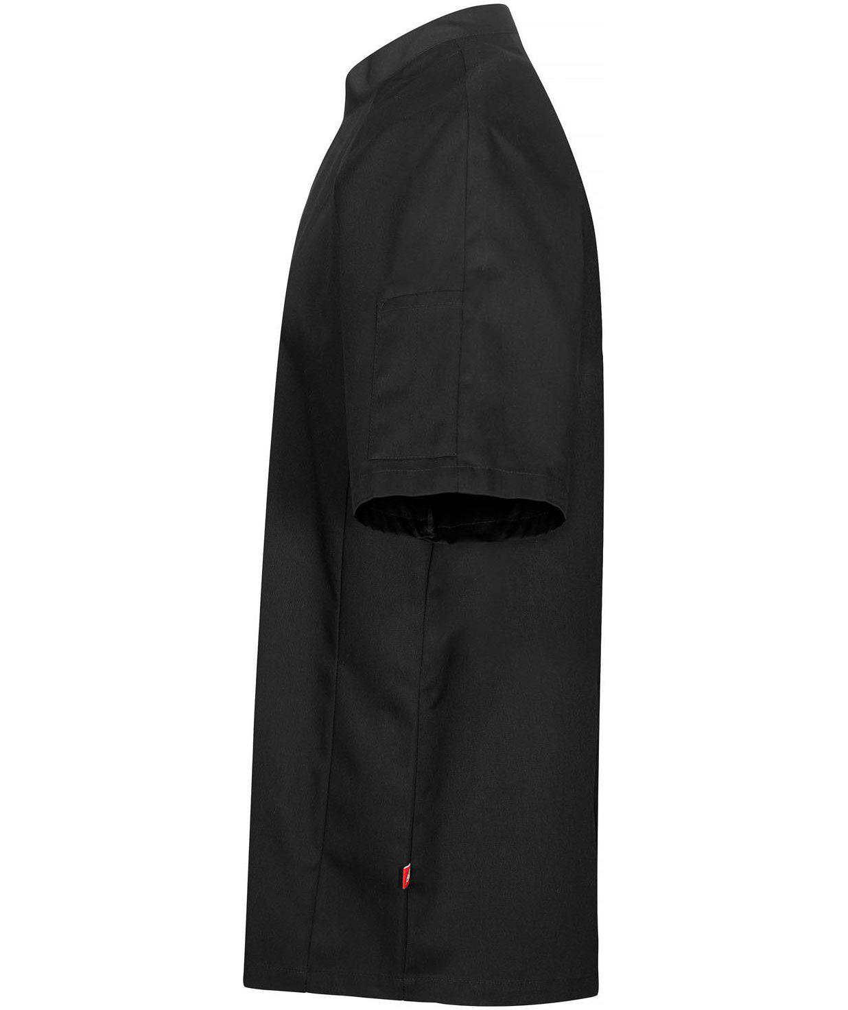 Segers 1003 kortermet kokkejakke, Black, large image number 3