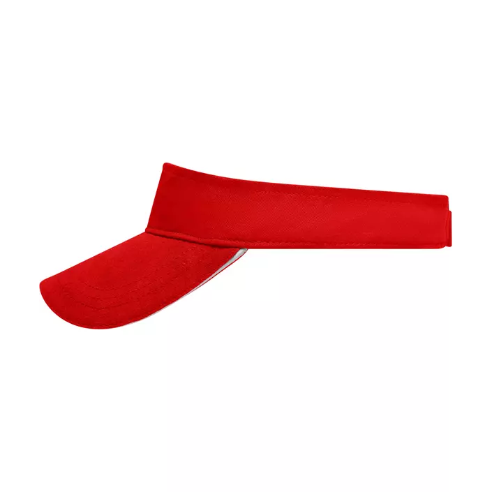 Myrtle Beach Sandwich sunvisor, Red/White, Red/White, large image number 3