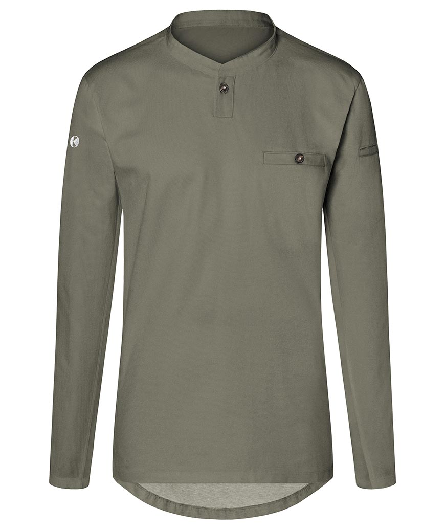 Karlowsky Performance l&aring;ng&auml;rmad pik&eacute;tr&ouml;ja, Sage, Sage, swatch