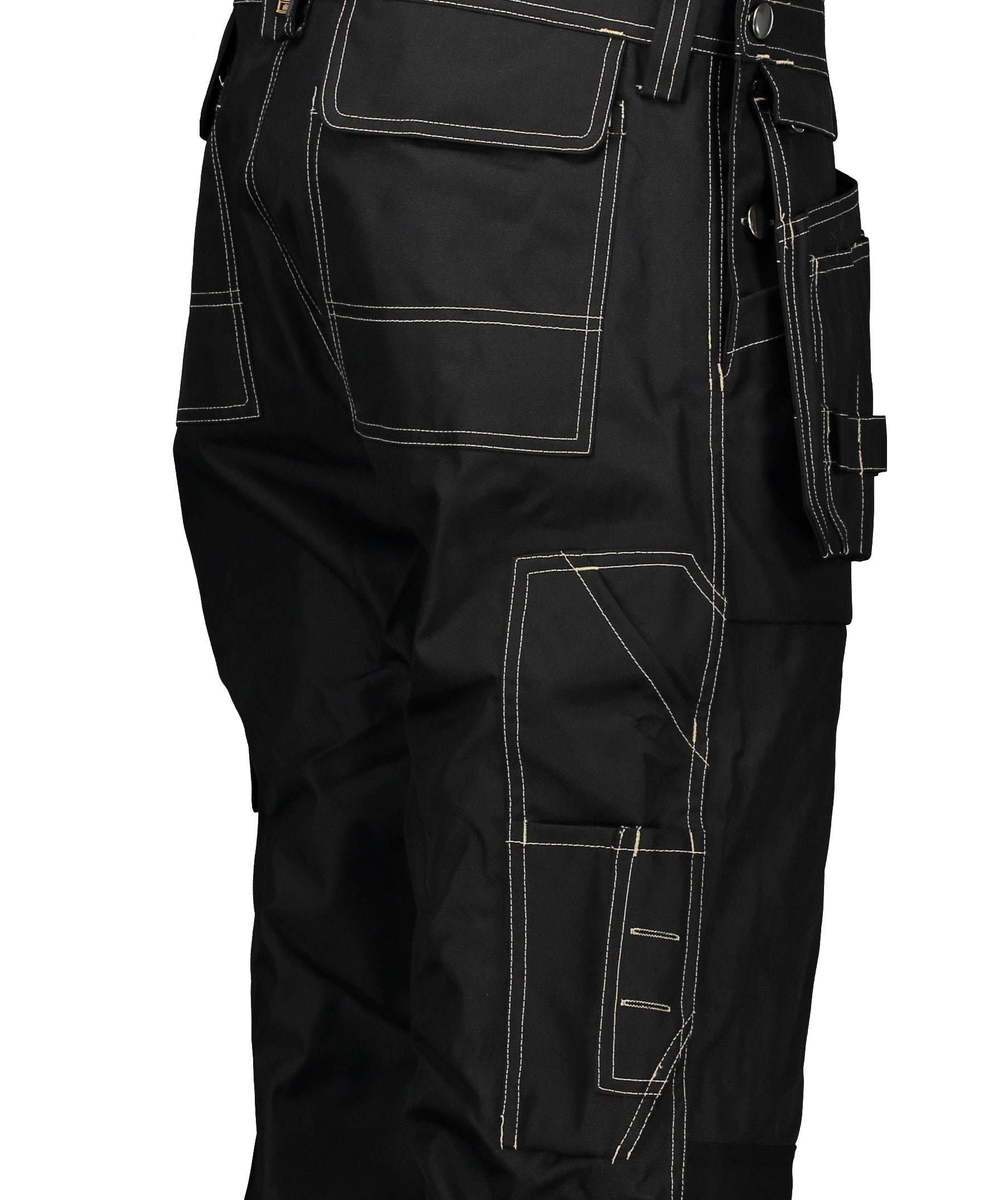 Ocean Medusa bib and brace trousers, Black, large image number 3