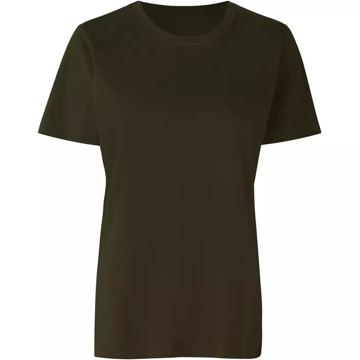 ID økologisk dame T-shirt, Olivengrøn, large image number 0