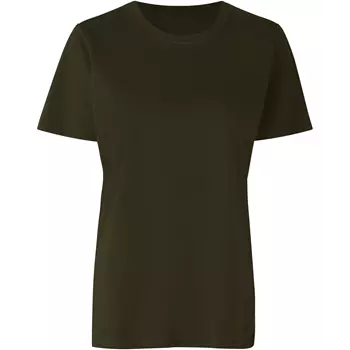 ID ekologisk T-shirt dam, Olivgrön