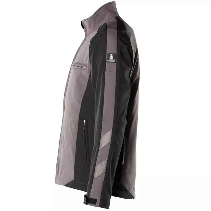 Mascot Unique Dresden softshell jacket, Antracit Grey/Black, large image number 2