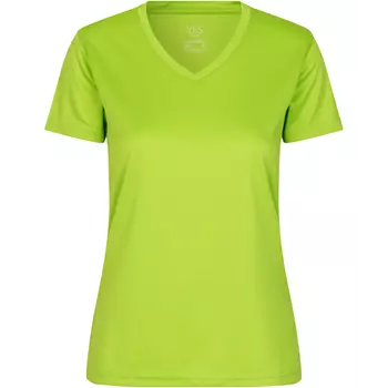 ID Yes Active Damen T-Shirt, Lime Grün