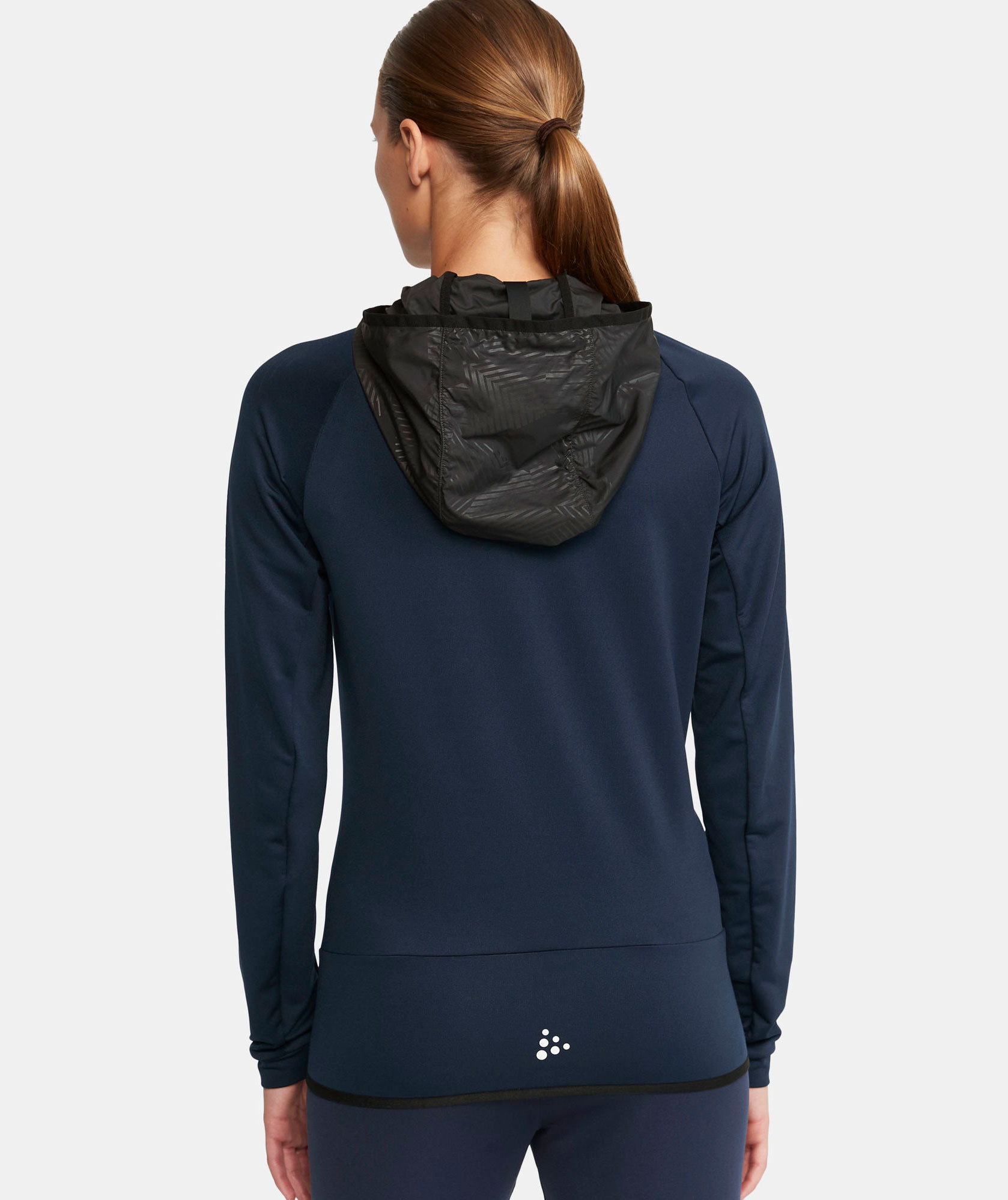 Craft Extend hoodie med dragkedja dam, Navy, large image number 8