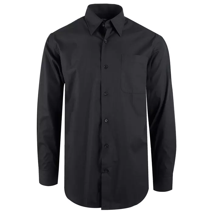 YOU Venezia long-sleeved poplin shirt, Black, large image number 0