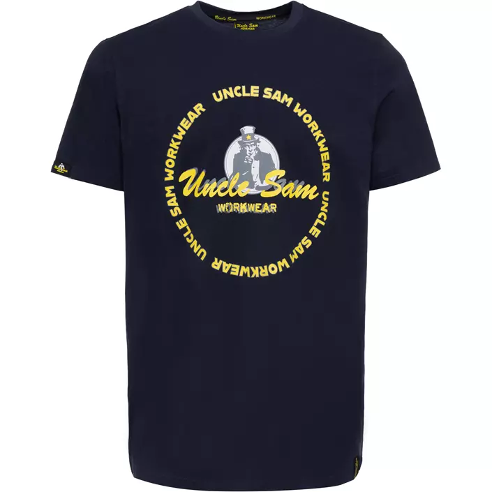 Uncle Sam T-shirt, Navy/Gul, large image number 0