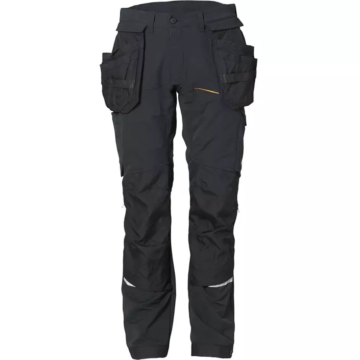 Kansas Evolve craftsman trousers Full stretch, Black, large image number 0