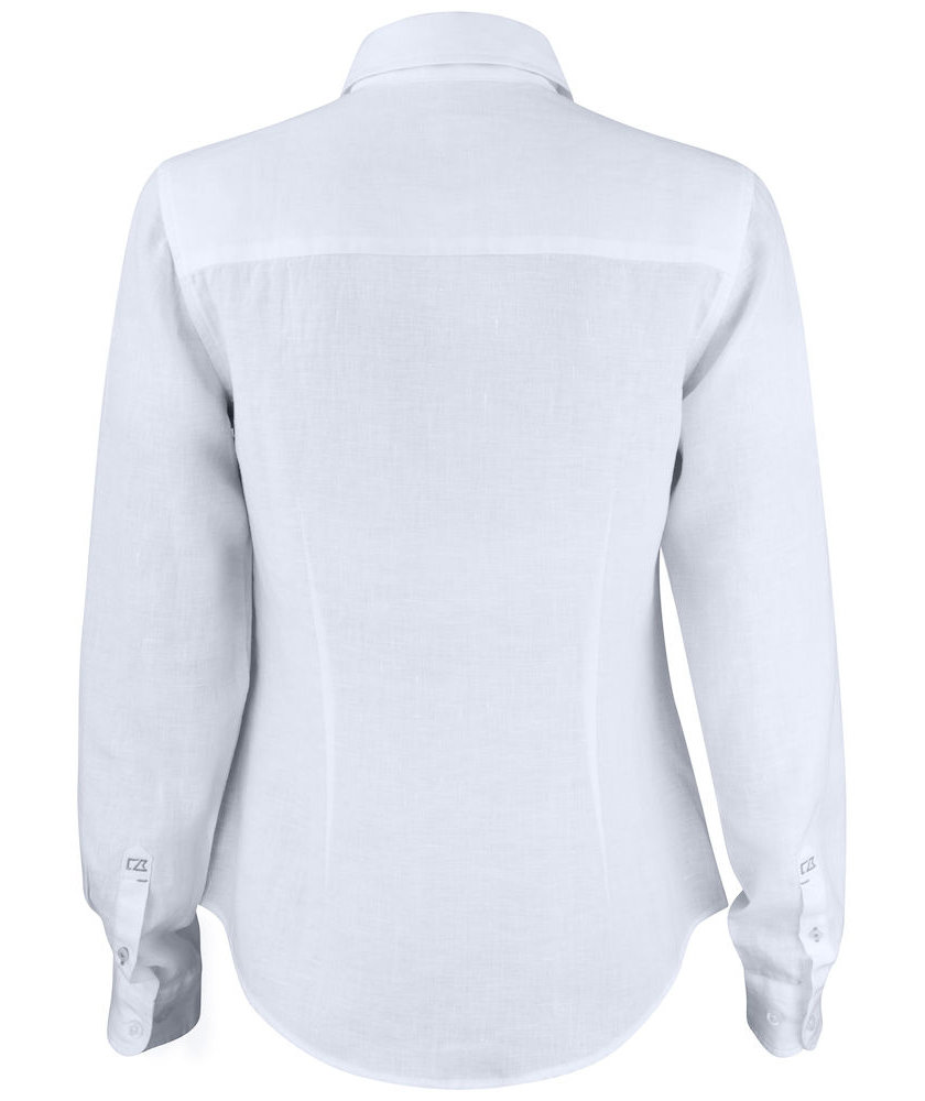 Cutter & Buck Summerland women's linen shirt, White