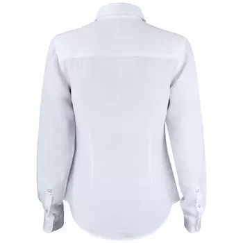 Cutter & Buck Summerland Modern fit dame hørskjorte, Hvid