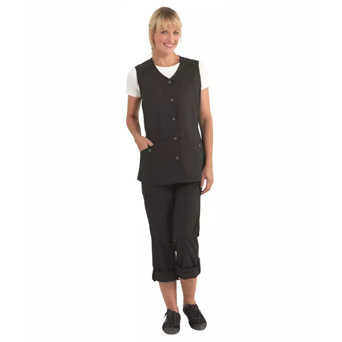 Kentaur women's vest, Black, large image number 3