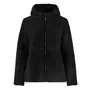 ID women's pile fleece jacket, Black