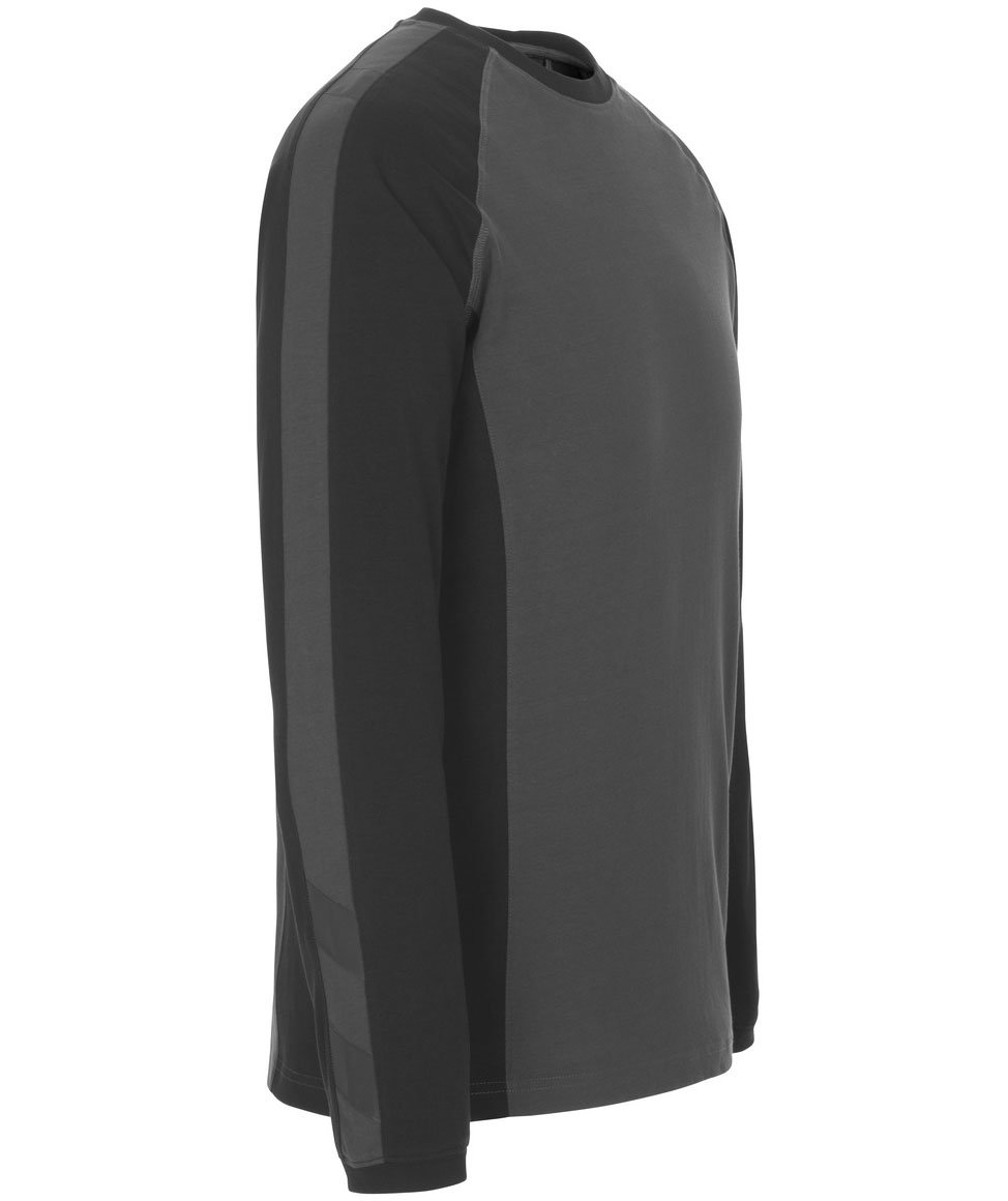 Mascot Bielefeld lang&auml;rmliges T-Shirt, Dunkel Anthrazitgrau/Schwarz, large image number 3