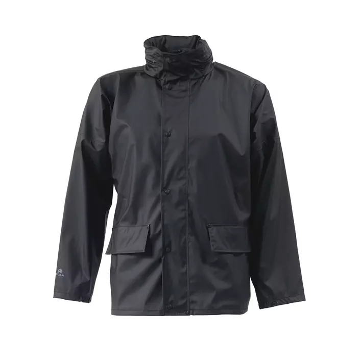Elka Dry Zone PU rain jacket, Black, large image number 0