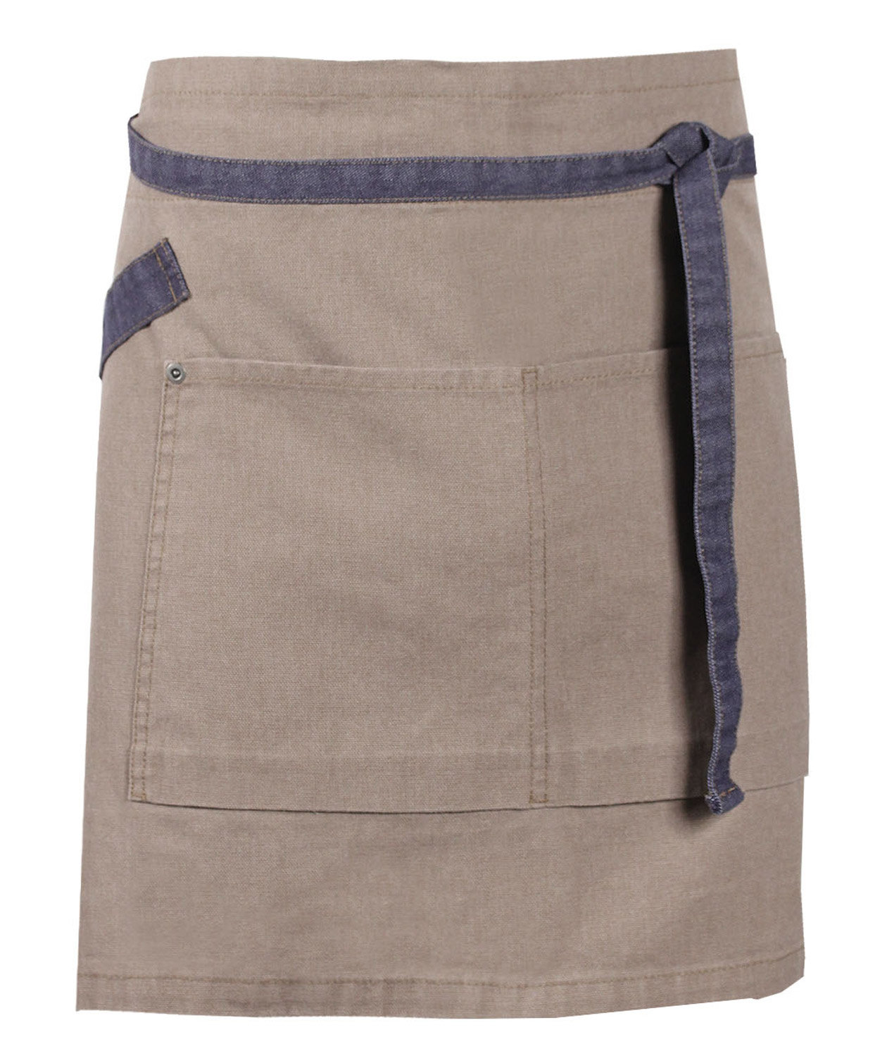 Nybo Workwear New Nordic f&ouml;rkl&auml;de med fickor, Khaki/Bl&aring;