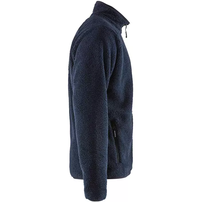 Blåkläder fibre pile jacket, Dark Marine Blue, large image number 3