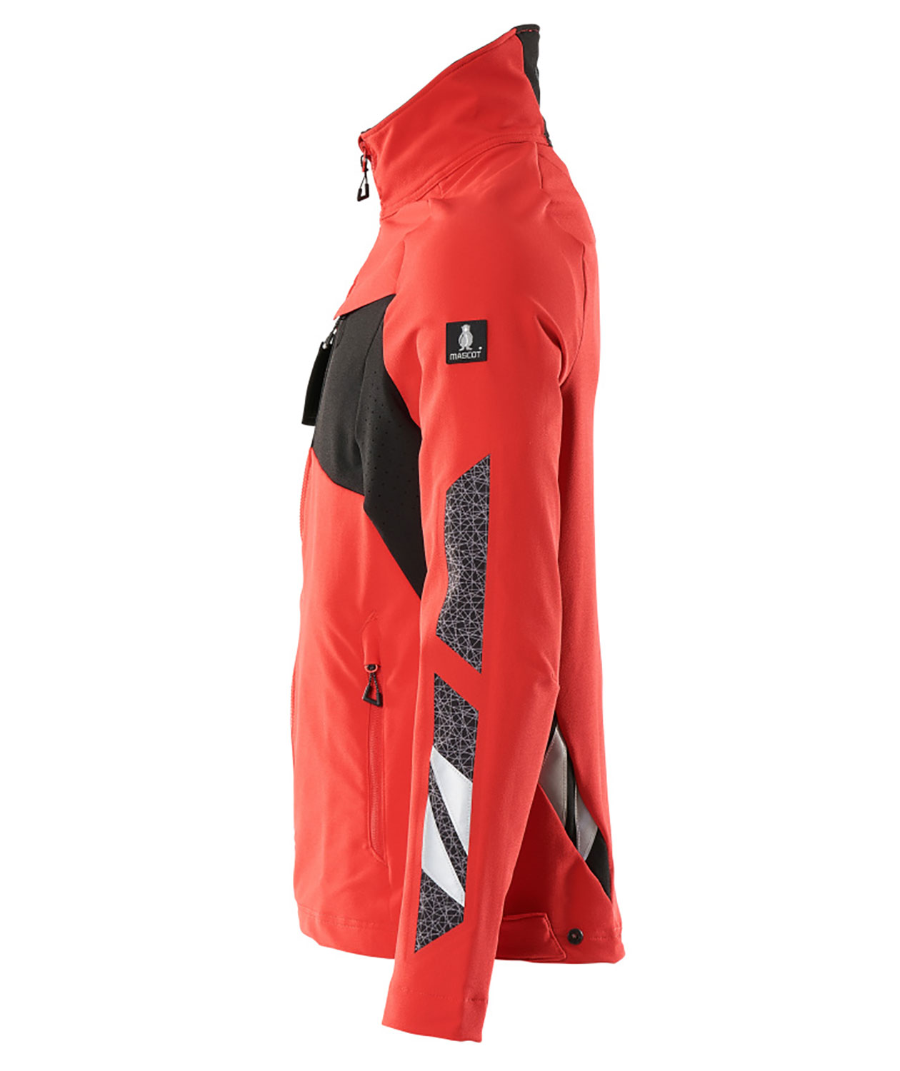 Mascot Accelerate jakke full stretch, Signalr&oslash;d/sort, large image number 3