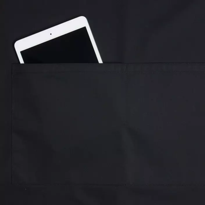 Karlowsky oversized forklæde m/lomme, Black, Black, large image number 3