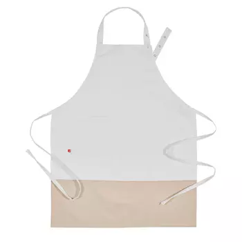 Segers 4069 bib apron, White