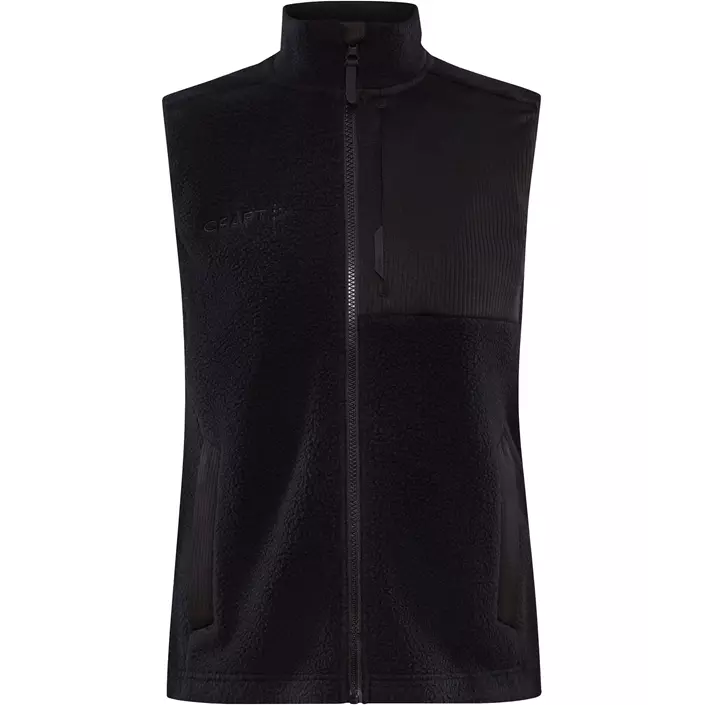 Craft ADV Explore women's fibre pile vest, Black, large image number 0